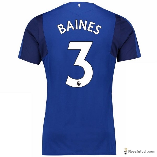 Camiseta Everton Replica Primera Ropa Baines 2017/18